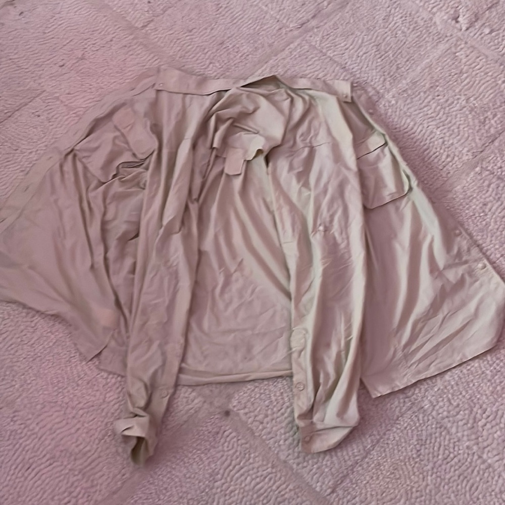 Exofficio Cream Long Sleve Button Down Shirt